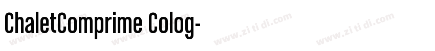 ChaletComprime Colog字体转换